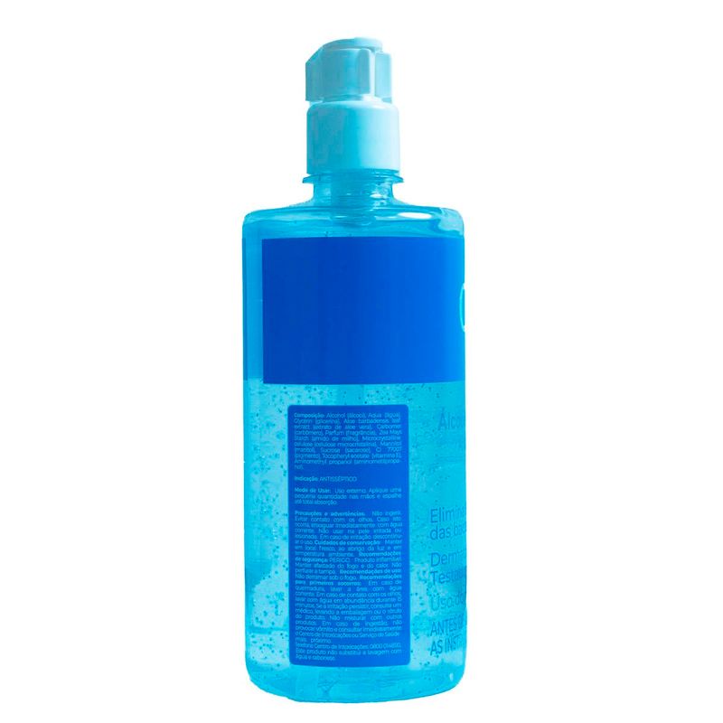 álcool em gel daaz esfera azul 500ml