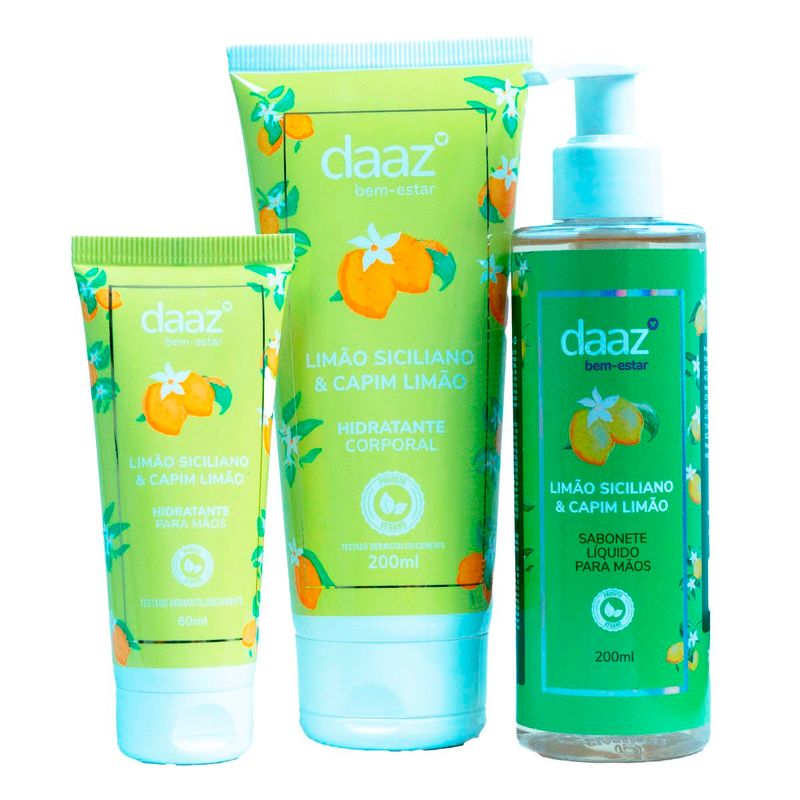hidratante corporal daaz limão siciliano 200ml