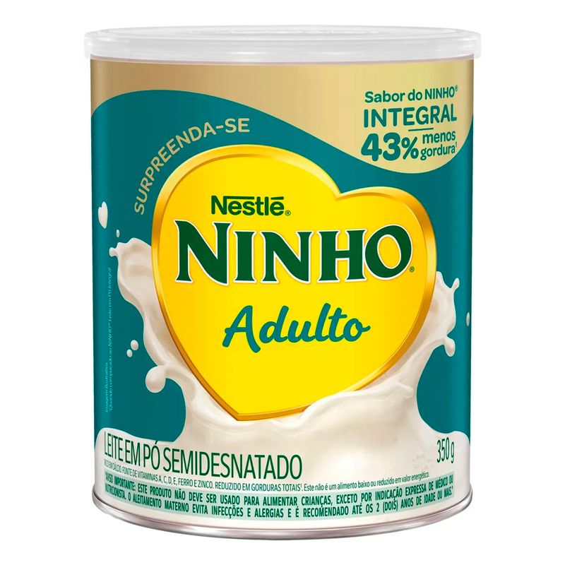 leite em pó ninho adulto 350g