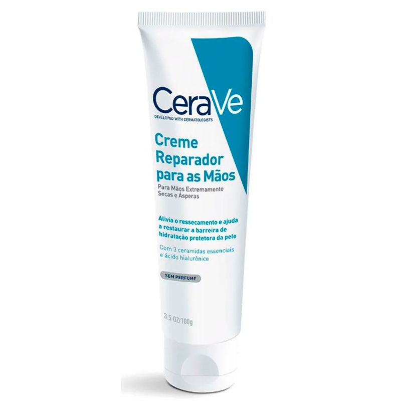 creme reparador para mãos cerave 100ml