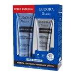 kit eudora siàge hair plastia shampoo 250ml + condicionador 125ml