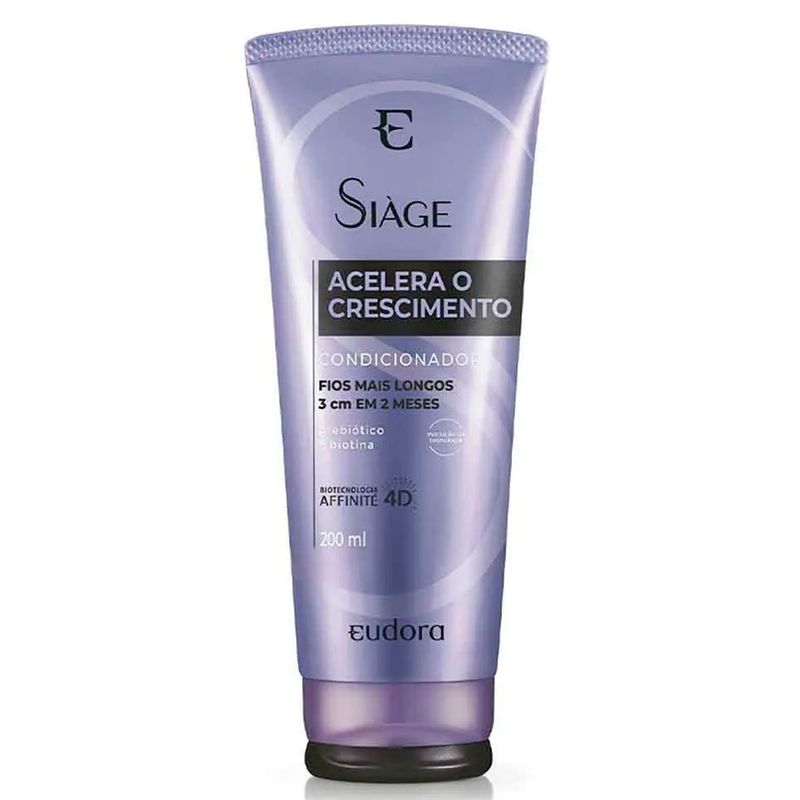 condicionador eudora siàge acelera crescimento 200ml