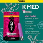 vibrador massageador cimed k-toys bullet sex education 1 unidade