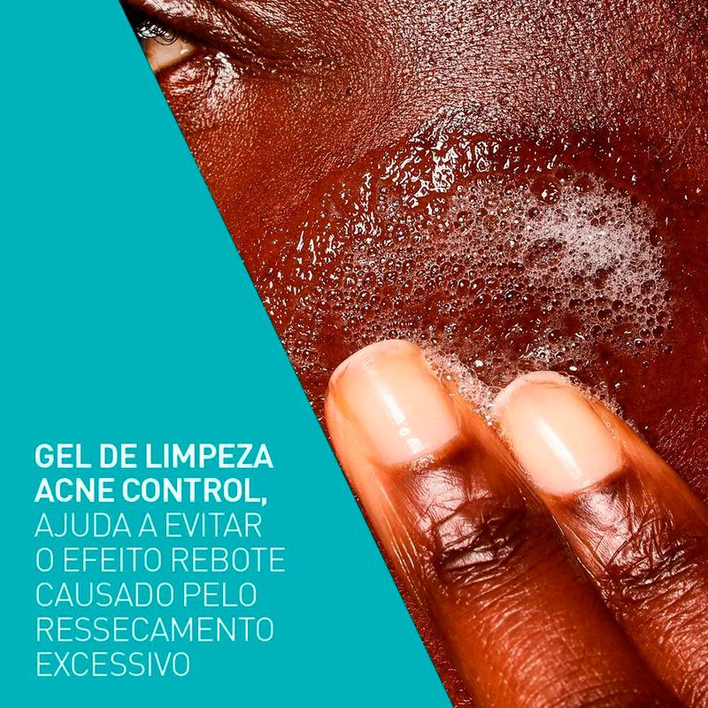 gel de limpeza cerave acne control pele oleosa a acneica 340g