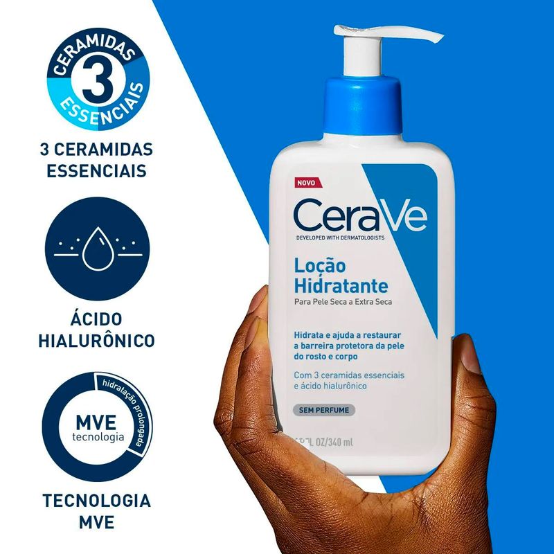 loção hidratante cerave 340ml