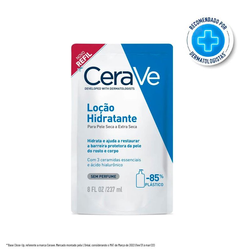 refil loção hidratante corporal cerave 237ml
