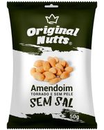 amendoim original nutts torrado e sem sal 50g