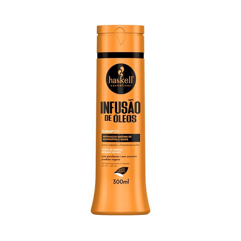 shampoo haskell infusão de óleos 300ml