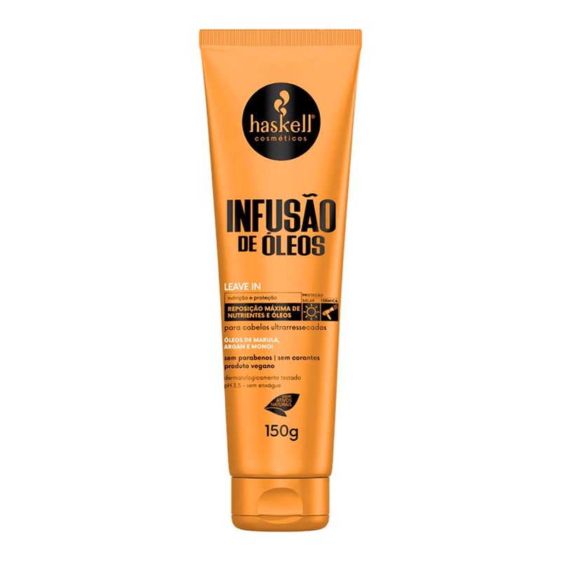 leave in haskell infusão de óleos 150g