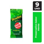 preservativo browtex menta leve 9 pague 6