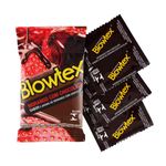 preservativo browtex morango com chocolate 3 unidades