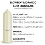 preservativo browtex morango com chocolate 3 unidades