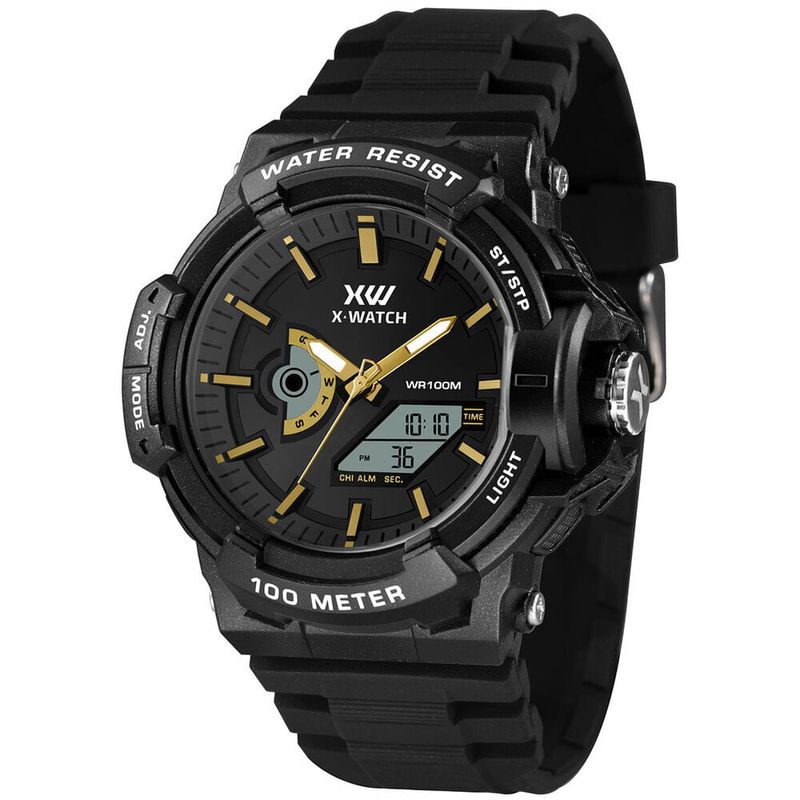 relógio masculino x-watch preto xmppa341 p1px