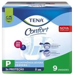 fralda geriátrica tena confort tamanho p 9 unidades