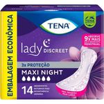 absorvente lady maxi night tena 14 unidades