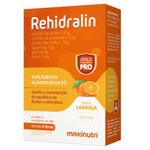 rehidralin pó sabor laranja caixa com 4 envelopes de 28g maxinutri