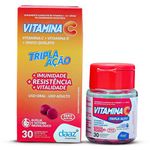 vitamina c tripla ação imuno daaz 30 comprimidos revestidos