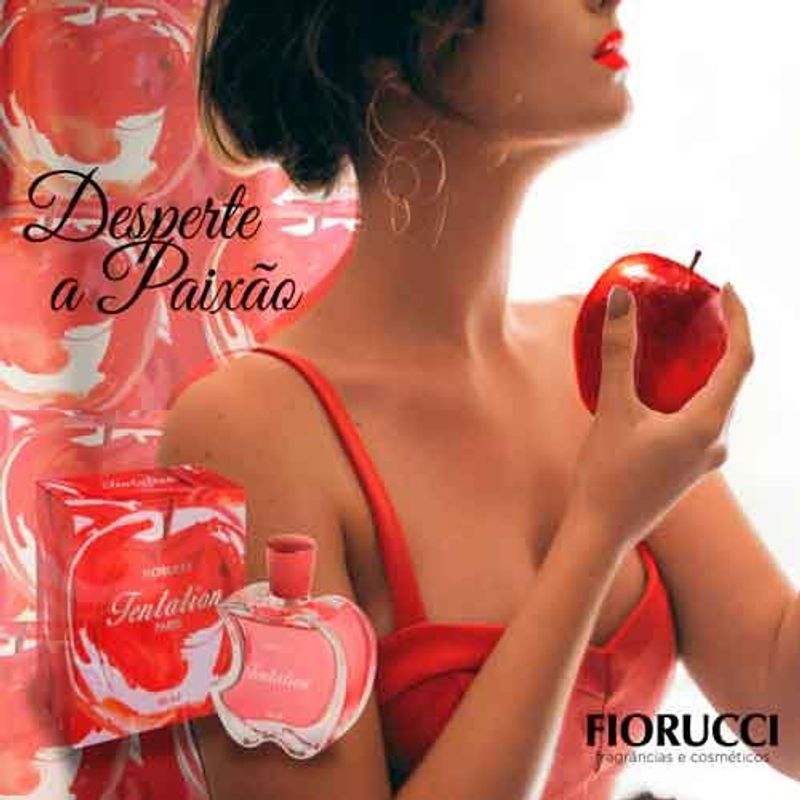 deo colônia fiorucci tentation 80ml