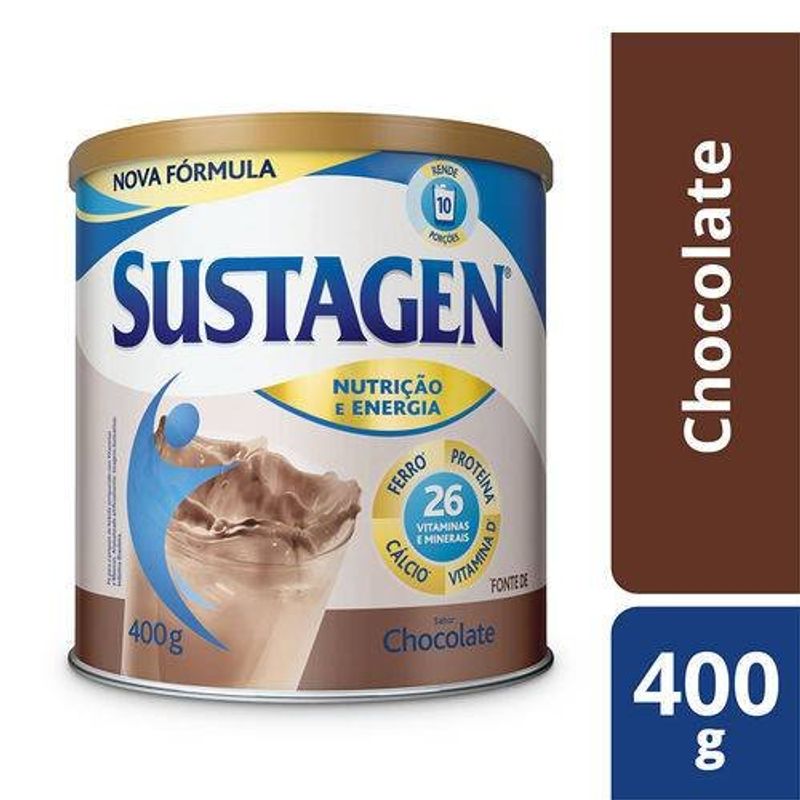 complemento alimentar sustagen chocolate instantâneo 400g