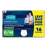 roupa íntima plenitud protect plus p/m 16 unidades