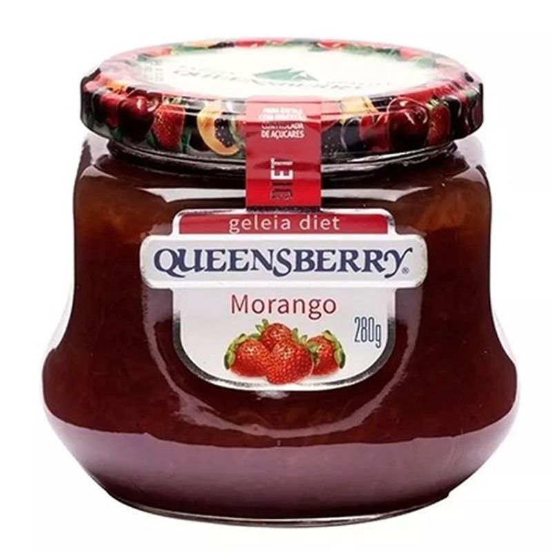 geleia queensberry diet morango kiviks 280g