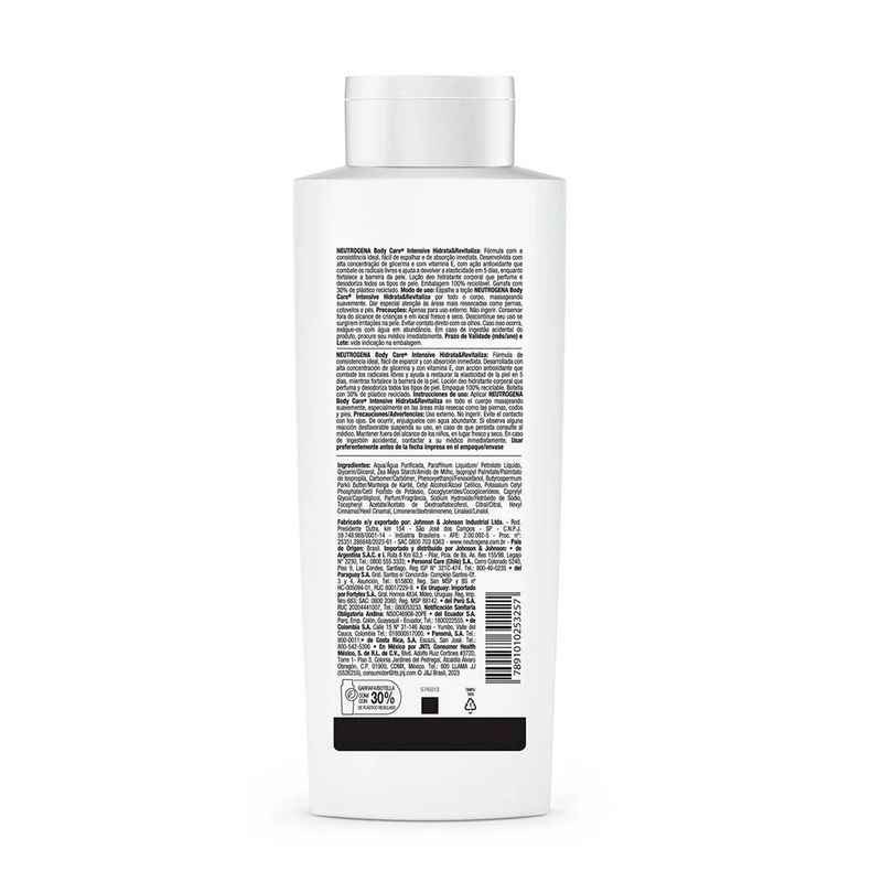 hidratante corporal neutrogena hidrata & revitaliza 400ml