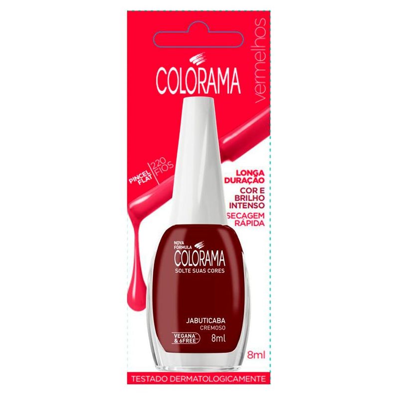 esmalte colorama jabuticaba cremoso 8ml