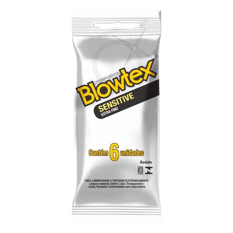 preservativos blowtex sensitive extra fino 6 unidades