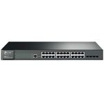 switch gerenciável tp-link l2 gigabit 24 portas 4 slots sfp jestream t2600g-28ts (mp)