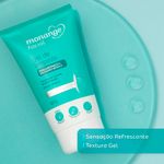 gel de limpeza facial monange anti-ressecamento ácido hialurônico e niacinamida 120g