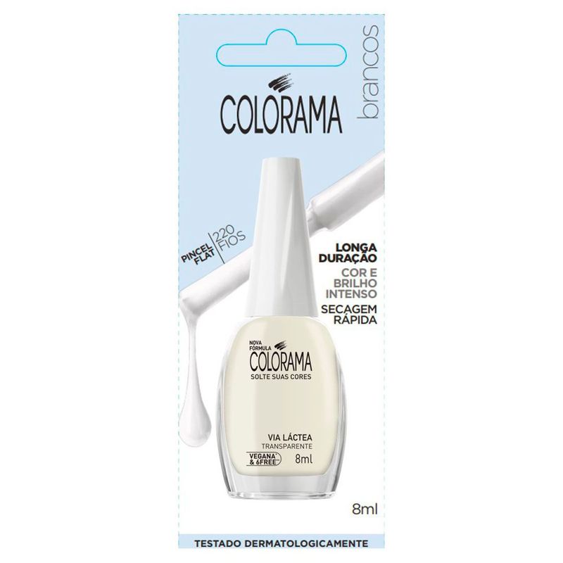 esmalte colorama via láctea transparente 8ml