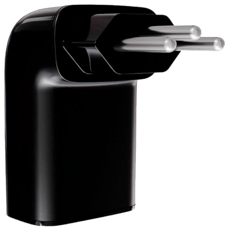 protetor contra surtos dps pocket fit 3 pinos clamper 10a bivolt preto (mp)