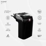 protetor contra surtos dps pocket fit 3 pinos clamper 10a bivolt preto (mp)