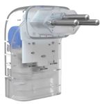 protetor contra surtos dps pocket fit 3 pinos clamper 20a bivolt transparente (mp)