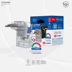 protetor contra surtos dps pocket fit 3 pinos clamper 20a bivolt transparente (mp)