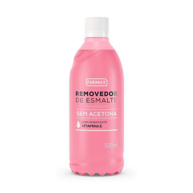 removedor de esmalte farmax sem acetona 500ml