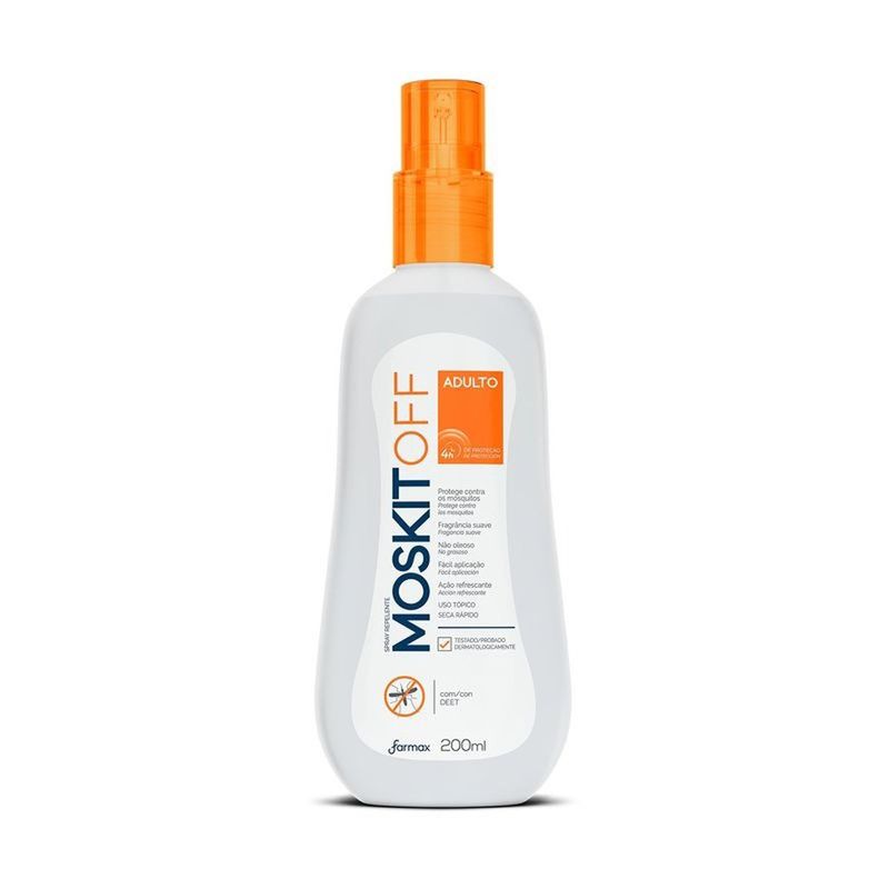 repelente spray moskitoff adulto 200ml