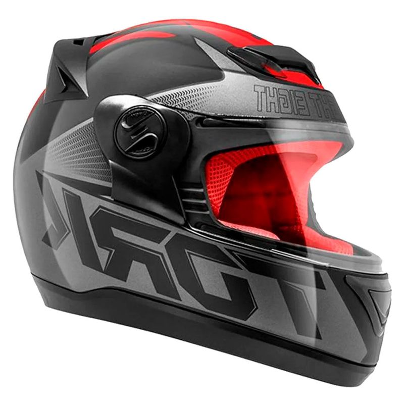 Capacete Pro Tork Liberty G7 Preto e Vermelho 60