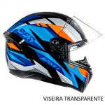 capacete peels spike ii bsn preto e azul 60