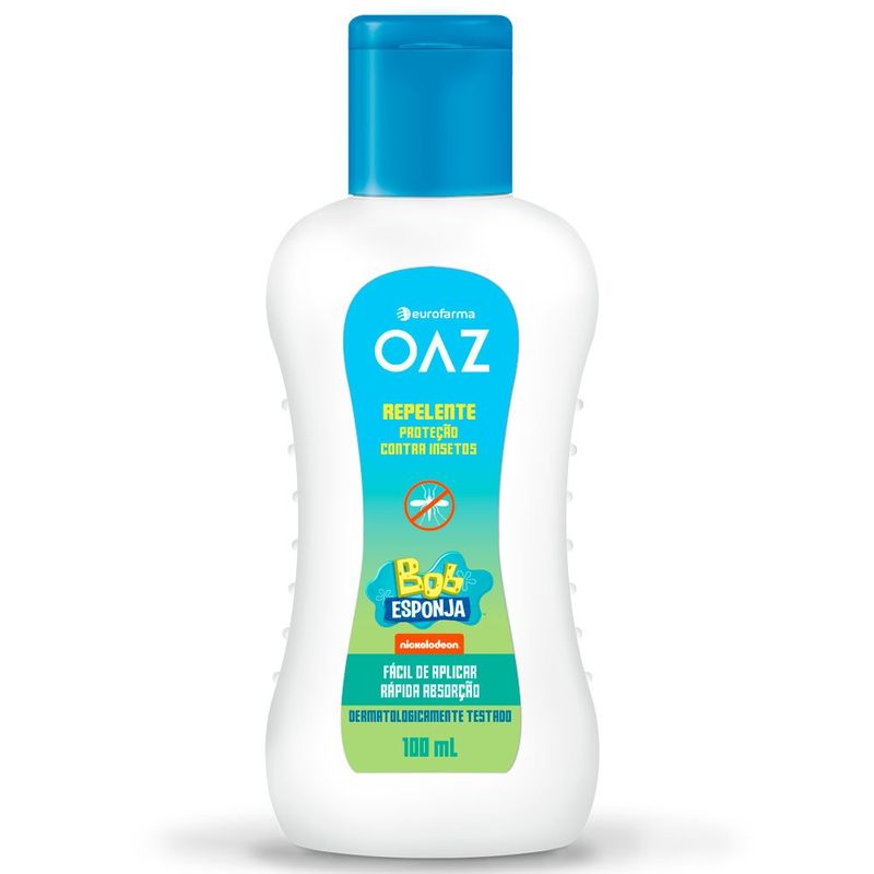 repelente infantil oaz bob esponja 100ml