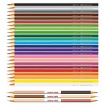 kit 24peças lápis de cor faber caras&cores 120124cc