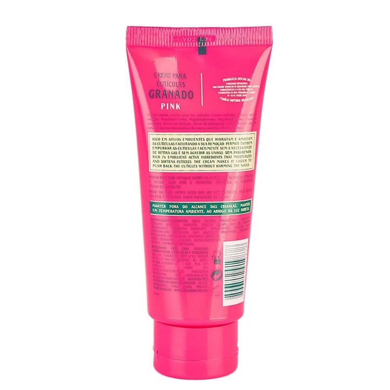 creme para cutículas granado pink 100g