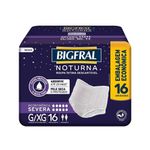 roupa íntima bigfral noturna pants g/xg 16 unidades