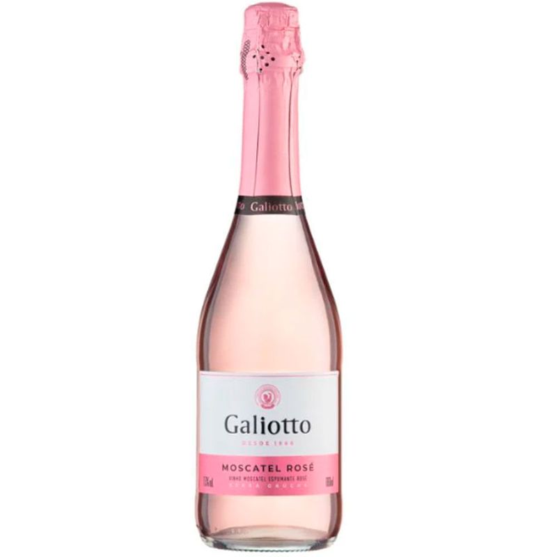 espumante moscatel rosé galiotto 660 mililitro
