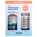 kit desodorante alva desodorante stick 60g + desodorante spray 30ml