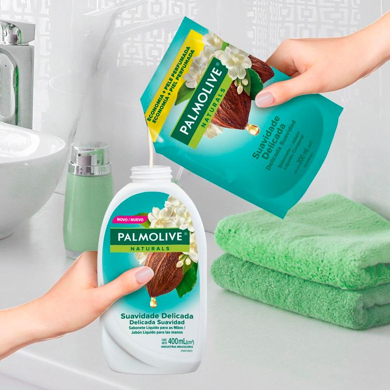 sabonete líquido para as mãos palmolive naturals suavidade delicada 200ml
