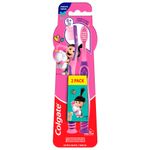 escova de dente infantil colgate smiles agnes e fluffy 6+ anos 2 unidades