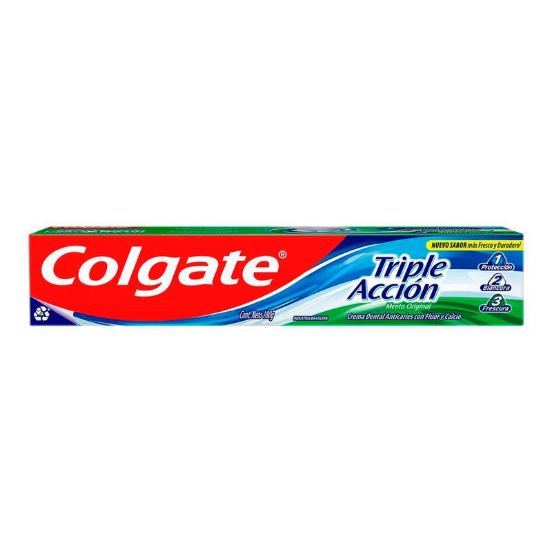creme dental colgate tripla ação menta original 180g