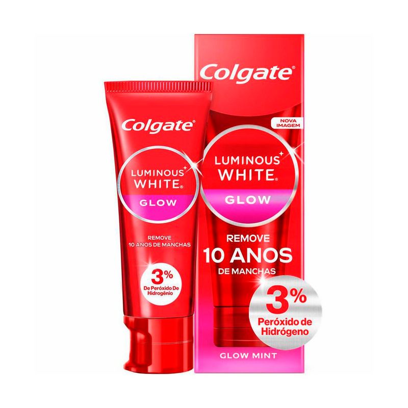 creme dental colgate luminous white glow 70g