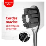 escova de dente colgate gengiva therapy carvão macia